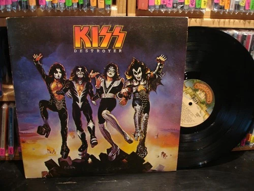 Kiss – Destroyer ~ Vintage LP Casablanca Aucoin NBLP 7025 w/Printed Liner