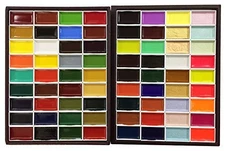 kb10 Kissho Gansai Japan Watercolor Paint 72 Colors Set imported