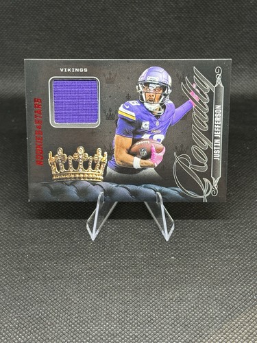 Justin Jefferson #R-JJN 2025 Panini Rookies & Stars Royalty card