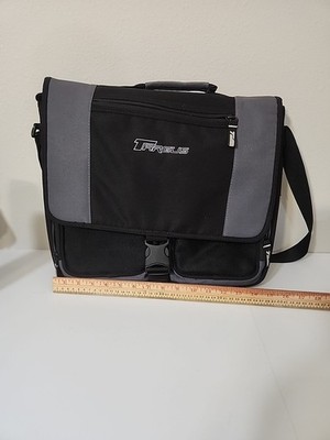 Targus Black & Gray Padded 15'' Laptop Messenger Bag w/ Handle and Shoulder Strap
