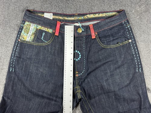 Parish Health Wealth Wisdom Men's Button Fly Embellished Denim Jeans Size 36X32 - Picture 6 of 24