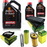 Inspektionspaket 7L Motul X-Clean+ 5W-30 FüR BMW E70 Xdrive30D Xdrive40D E71 E72