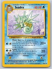 1999 POKEMON SEADRA FOSSIL 42/62 UNLIMITED UC NM A88805 FREE S&H on eBay