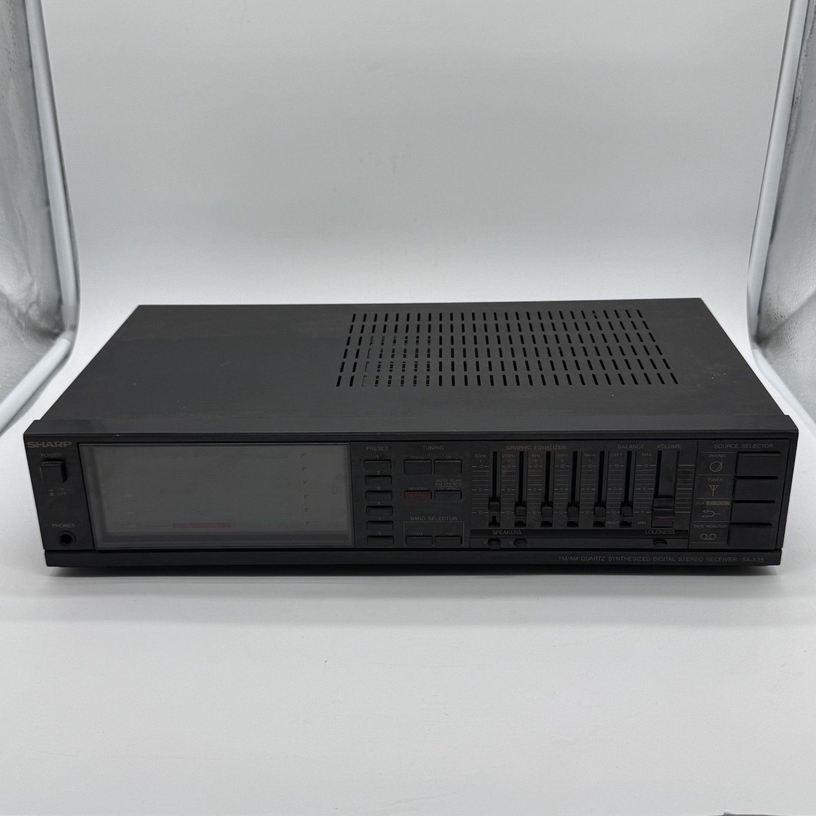 Sharp SA-X35C(BK) AM/FM 2 Audio Video Stereo Receiver Tested