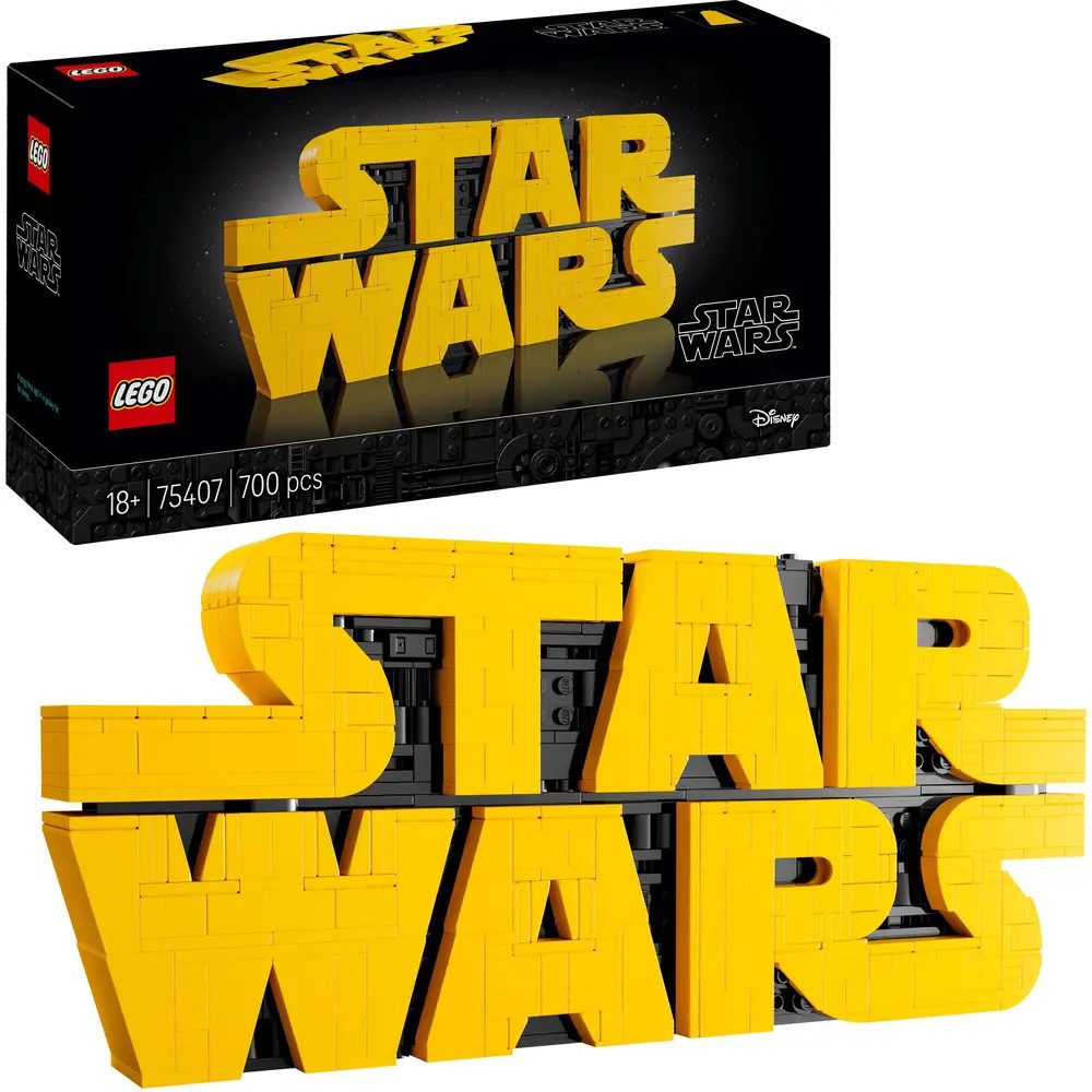 LEGO Star Wars™ 75407 Star Wars Logo aus LEGO Steinen Klemmbausteine Bausatz - Bild 6