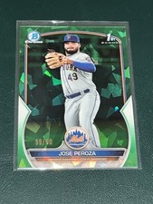2023 Bowman Chrome SAPPHIRE Jose Peroza GREEN /60