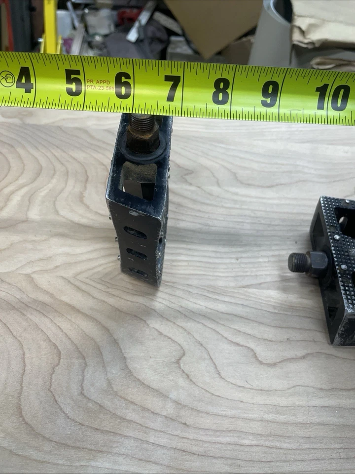 Vintage Used Primo 9/16 Super Tenderizer Old School BMX Aluminum Studded Petals  - Image 3 of 4