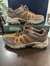 Skechers Men's Relaxed Fit Terraform Selvin Hiking Shoes Dark Brn Size:11 ExtraW