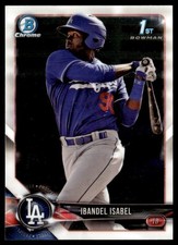 2018 Bowman Chrome Prospects Ibandel Isabel Los Angeles Dodgers #BCP47