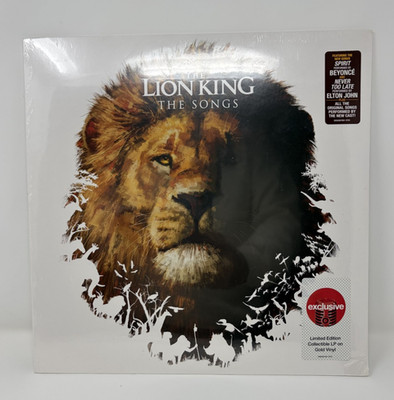 THE LION KING - The Songs Vinyl LP Record GOLD color SEALED M/NM Disney