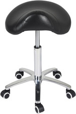 Saddle Stool Rolling Chair for Medical Massage Salon Kitchen Spa Drafting,Adjust