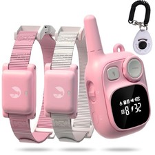 Training Collar Dogs, 1 Remote 1800FT Control 2 Collars, Cat Shock Collars Re...