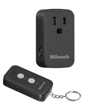 Remote Control Outlet Plug Wireless on off Power Switch, Black Remote Light Swit