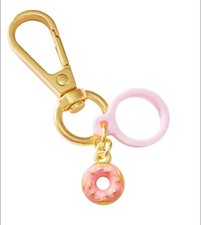 Tarte MARACUJA JUICY LOOP Donut Charm Key Chain for Lip Plump Gloss Oil