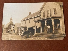 Raymertown NY Main St RPPC Bulson & Bulson General Store