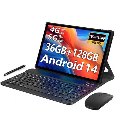 Tablet 10.1'' Black, Android 14.0, 36(12+24)GB RAM, Mini PC