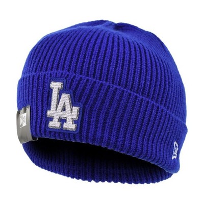 New Era Skull Knit Los Angeles Dodgers Men's Beanie Blue/White | eBay