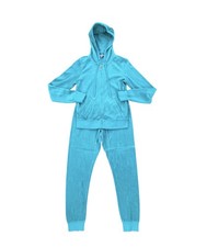 Vintage Y2K Juicy Couture Coastal Green Velour Terry Track Suit Small