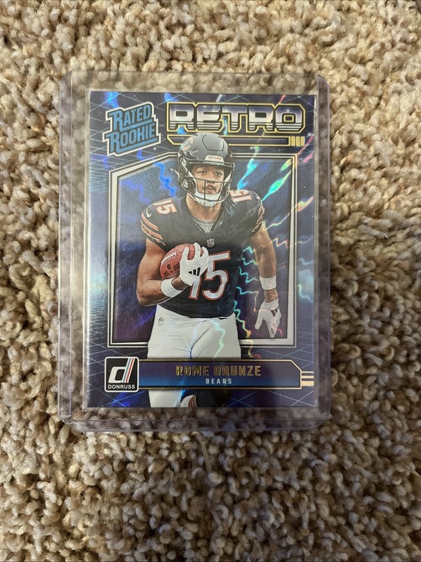 2024 Panini Donruss - Rated Rookie Retro Rome Odunze #12 (RC)