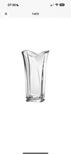Bormioli Rocco. Vinciana Glass Flower Vase in Gift Box. 23cm tall. Made in Italy