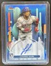 2025 Topps Finest Luisangel Acuna Auto RC Blue Refractor Rookie #/99 Mets