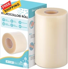 Hydrocolloid Roll for Wound Care – Flexible & Skin-Friendly 4in*10ft 