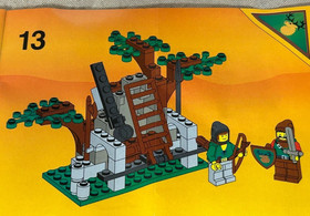 LEGO Retired 6024 Castle Dark Forest Bandit Ambush 100% Complete W/Instructions