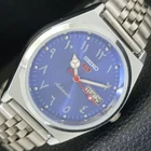 AUTOMATIC VINTAGE REFURBISHED SEIKO 5 6309A JAPAN MENS BLUE DIAL WATCH a441414-1