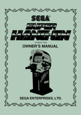 Super Hang-On Hangon Game Operations/Service/Repair/Troubleshooting Manual zD