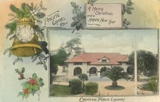 Pacific Grove California 1911 HC Carnegie Public Library Postcard 24-8904