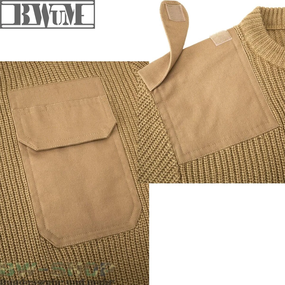 BWuM BUNDESWEHR PULLOVER MIT FLAGGEN BW PULLI WINTER ARMY ARMEE ARBEITSPULLOVER - Bild 3 von 3