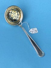 Altes Dänisches  FADEN Teesieb aus 830er Silber, Peter Hinnerup, Kopenhagen 1859