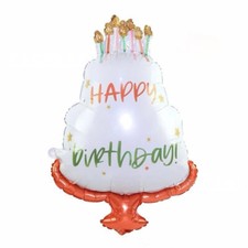 41-Inch Giant Birthday Cake Foil Balloon Decor Gift Ideas Birthday Party