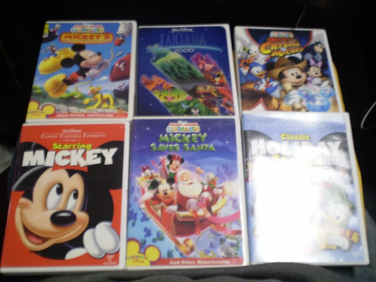 6) Disney Mickey Mouse Children's DVD Lot: (3) MM Clubhouse (2