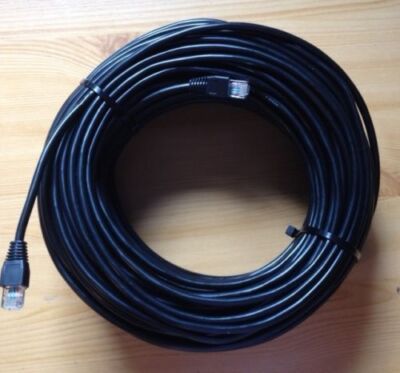 RJ45 CAT6 Gigabit Ethernet LAN Netzwerk Patch schwarz Router 1000 Mbps UTP Kabel Set