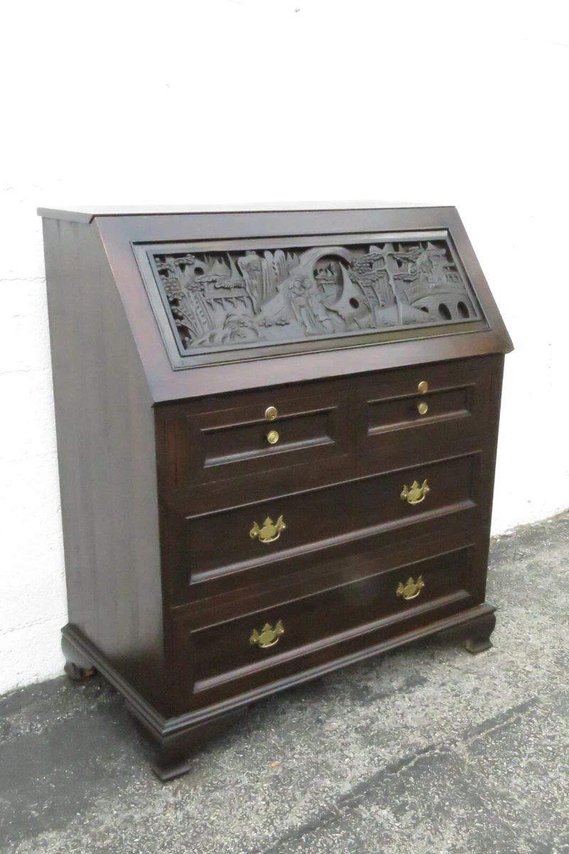 Antique oriental secretary desk deals