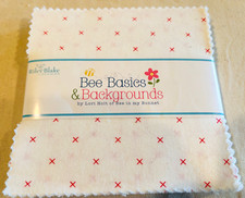Lori Holt BEE BASICS BACKGROUNDS Riley Blake Charm Pack 42 5" Squares