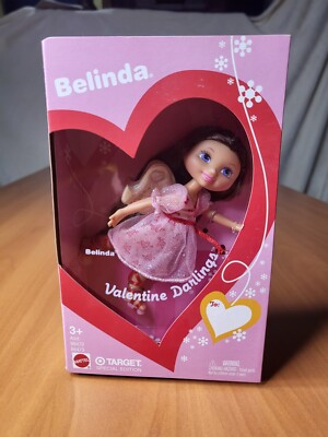VTG 2003 Valentine Darlings Belinda Brunette Barbie Doll Mattel Special Edition