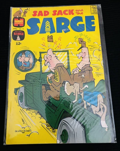 SAD SACK AND THE SARGE #54 (1966) Harvey Comics G/VG ⭐️