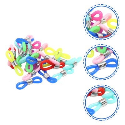  100 Pcs Glasses Anti-slip Chain Connector Eyeglass Loop Holder