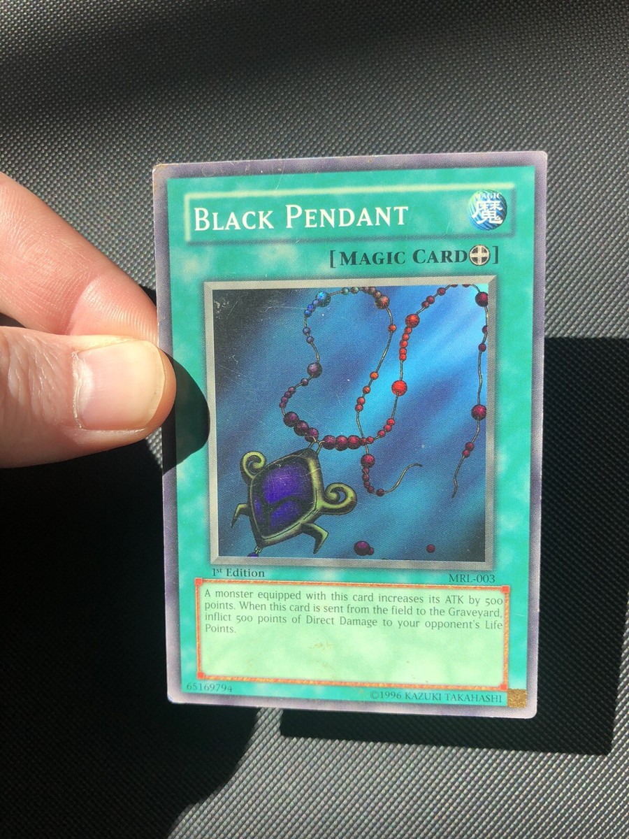 Yu-Gi-Oh! Black Pendant - MRL-003 - Super Rare 1st Edition NA English  Vintage