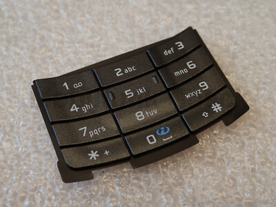 Original Nokia N80 T9 Tastatur | Tastaturmatte | Keypad | Keymat Gloss Black NEU