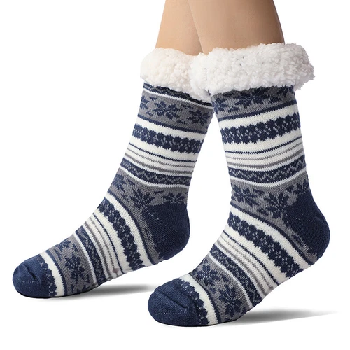 Ultra-thick Cashmere Slipper Home Socks,Slipper Socks With Non Slip Slipper US - Bild 8 von 15