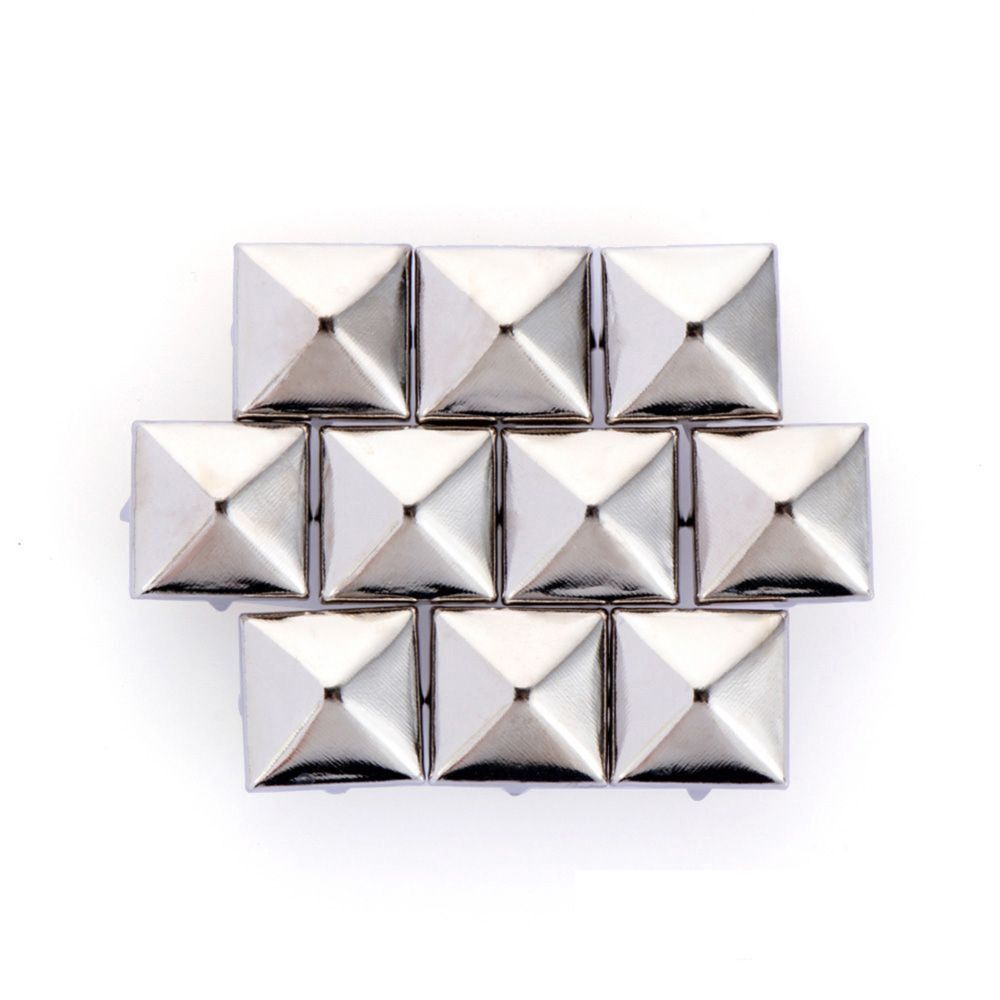 Studs And Spikes SBYURE 500-Piece 10mm Square Pyramid Studs - Main Image