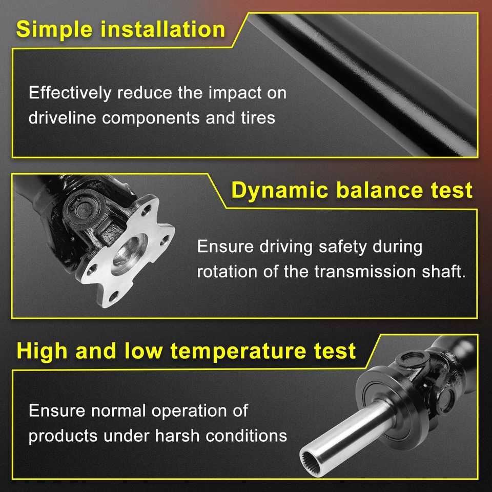Rear Driveshaft Prop Shaft Assembly for Ford Crown Victoria Grand Marquis RWD Foto 3 de 4