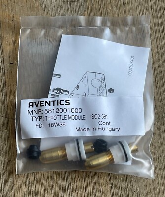 AVENTICS 5812001000 THROTTLE MODULE INSERT KIT NEW IN SEALED BAG