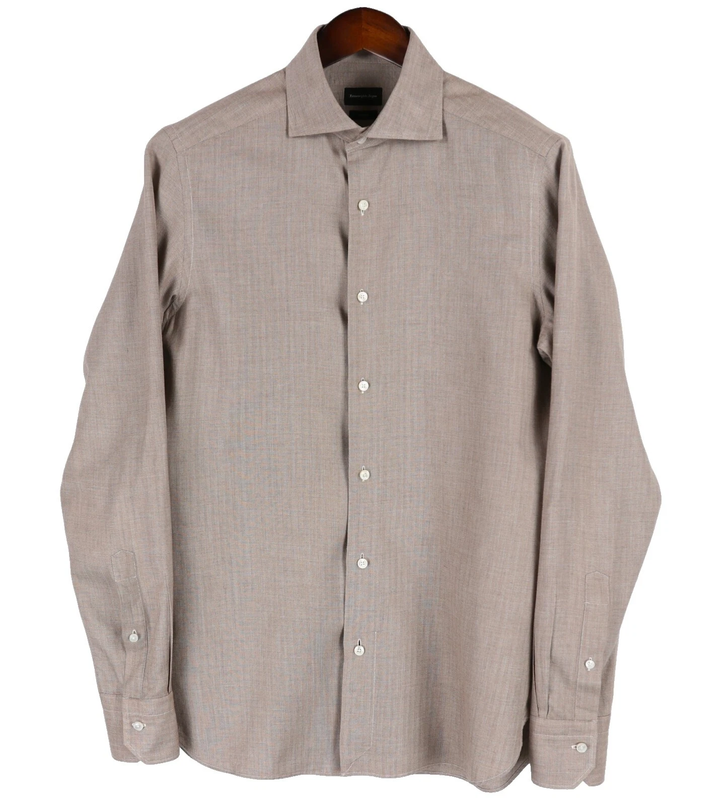 Ermenegildo Zegna Cashmere Casual Button-Down Shirts for Men