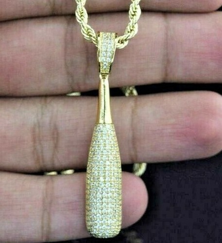 0.80ct Simulated Diamond men Baseball 
