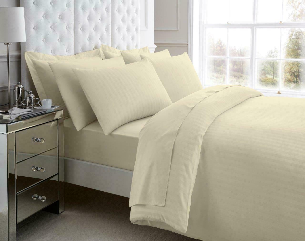 100 EGYPTIAN COTTON DUVET QUILT COVER SET SINGLE DOUBLE KING SIZE BED