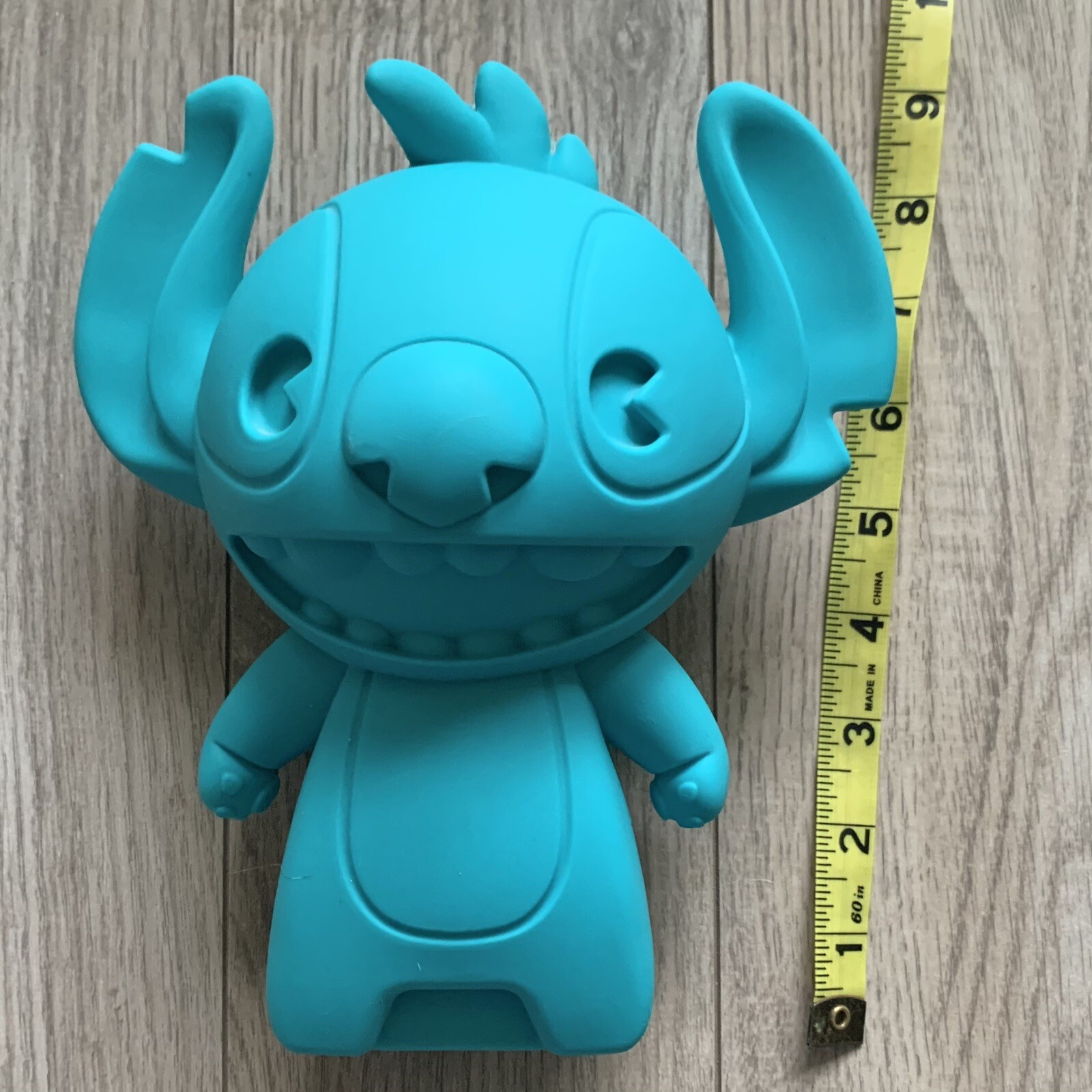 Lilo & Stitch Disney Zippered Soft Vinyl Case Bag Pencil Cosmetic 9&rdquo; Teal Blue